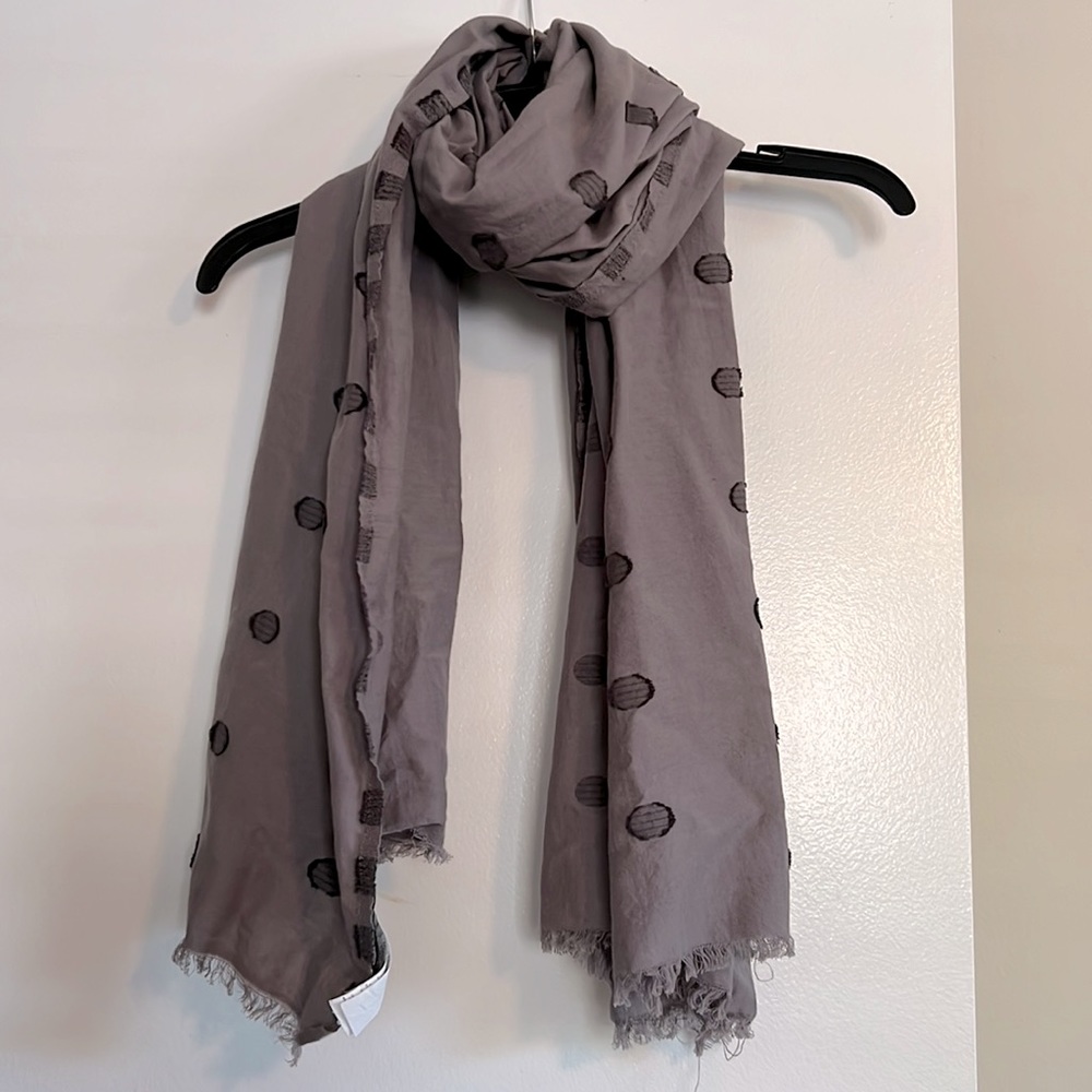 Banana Republic cotton polka dot scarf